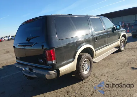 2000 Ford Excursion Limited from USA, damaged, VIN 1FMNU42L7YEB68057